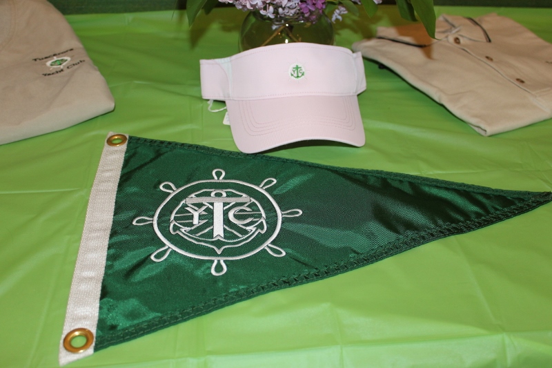 TYC Flag on table